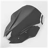 TaTonCycle Parabrezza Cupolino per moto Versys 650 LT ABS 2022-2024 2025 2026 KLE650 Protezione dal vento Deflettore antivento, nero