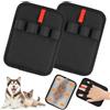 OSDUE 2 Pezzi Guanto Peli Gatto Cane,Guanti statici per peli Animali,Guanto pelis Gatto,Pet Gloves Cleaning,Pet Hair Remover Elettrostatico per Vestiti, Divani, Tappeti, Riutilizzabile e Lavabile