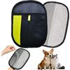 BSITSSS 2 Pezzi Guanto Peli Gatto Cane, Guanti Statici per Peli Animali Bifacciali, Riutilizzabile e Lavabile Pet Hair Remover Elettrostatico per Vestiti Divani Tappeti Sedili Auto