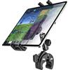 Dosvsi Supporto per Tablet Yoke, Supporto Tablet Pilota per Aviazione, Braccio in Metallo Regolabile a 360°, Morsetto per Cabina di Pilotaggio Aereo per iPad Mini Air Pro, Galaxy tab, iPhone, 4~13