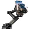 lvifloae Supporto Telefono per Camion con Ventosa Extra Forte Portatelefono da Cruscotto e Parabrezza per Autocarro Viaggi Lunghi Design Stabilissimo e Regolabile per Tutti Smartphone