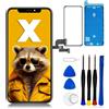 EFAITHLIFE Kit di Sostituzione dello Schermo iPhone X 5,8", Touchscreen 3D e Schermo LCD, Compatibile con A1865, A1901, A1902, con Strumenti di Riparazione Completi e Protezione dello Schermo