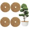 Tarocat 4 Pezzi 60cm Disco Cocco, Cocco per Protezione Piante, Piante Disco Cocco, Pacciamatura Cocco, Protezione Invernale per Piante, Tappetino per Protezione delle Piante per Giardino di Casa Hotel