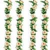 Kaiyaner 4 Pezzi/9,8M Fiori Artificiali per Decorazioni, Ghirlanda Fiori Artificiali di Rose, Fiori Finti per Decorazioni di Seta, Fiori Decorativi per Matrimonio/Cerimonia/Compleanno, Champagne
