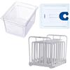 LIPAVI Sistema Sous Vide modello NXC10-UNIR - con contenitore C10, rack N10X e coperchio universale - si adatta praticamente a qualsiasi macchina sous vide fino a 70 mm di diametro