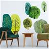 Ambiance Sticker Carta da Parati in Tessuto non Tessuto Affreschi Giganti Preincollati - Natura Alberi - Adesivo Decorativo | H95 x L90 cm