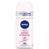 NIVEA (BEIERSDORF SpA) Nivea Pearl & Beauty Deodorante Roll on 50ml, Deodorante donna antitraspirante per una pelle morbida