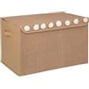 WELL HOME MOBILIARIO & DECORACIÓN WELL HOME - Malle en jute pour enfants avec pompons