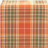 Threadmade Elrene Home Fashions Hawley Plaid Harvest Autunno/Ringraziamento Console Centrotavola/Runner da tavola in cotone, 33 x 228,6 cm