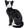 TigerHart VIAHART Tate The Tuxedo Cat - 14 Inch Stuffed Animal Plush Black and White Kitten - by Tiger Tale Toys