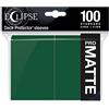 Ultra Pro E-15617 Eclipse - Confezione da 100 bustine standard opache, colore: verde foresta