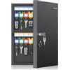 Uniclife Scatola di Serratura di Chiavi di Posizione 32, Scatola di Chiavi Montata a Parete, Organizzatore di Chiavi Per Auto Con Portachiavi e Etichette Scrittibili, Armadio Chiavi di Sicurezza