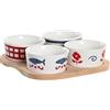 DKD Home Decor Set di aperitivo, Standard