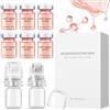 SHOPPGO Microneedling Viso con Siero, Micro Infusione Viso Rughe, Kit Micro Infusione include 6PCS Siero per Microneedling, Riduce le Linee Sottili, Rassoda la Pelle, Lasciandola Morbida e Liscia