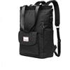 PORRASSO Donna Zaino PC Portatili Casual Borse a Tracolla con Caricatore USB Cinghia per Bagagli Borsa da Scuola Zainetto per 14 Inch Laptop Daypack Scuola Lavoro Viaggio Zaini Nero