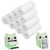 Ainiv 10 Rotoli Carta in Rotoli Termica per Fotocamera per Bambini, Stampa Istantanea Carta Termica, 57mm x 5 Metri, Rotolini Pos Ideali per Registratori di Cassa, e Tutte le Tipologie di Pos