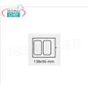 FIMAR - Stampo n.2 impronte - dim.mm.138x96