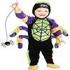 amscan Costume da ragno strisciante per bambini, per Halloween, età 4-5 anni, 9907416