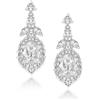 Tuscany Silver Orecchini pendenti a goccia con zirconi bianchi in argento sterling per donna