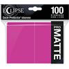 Ultra Pro E-15621 Eclipse - Confezione da 100 bustine standard opache, colore: Rosa acceso