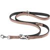 Ferplast Daytona GA Guinzaglio per Cani da Addestramento Extraresistente - 3 Lunghezze Regolabile - Morbida Impugnatura Imbottita - Antiabrasione - Design Italiano - 200 x 1,5 cm, Marrone