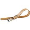 Ferplast Collare in Pelle per Cani Collare in Cuoio Regolabile con fibbia in Metallo Cromato NATURAL, Lunghezza 55-63 cm, Larghezza 4 cm