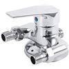 Fdit G1/2 filettatura maschio nichelatura miscelatore acqua calda e fredda bagno doccia miscelatore valvola