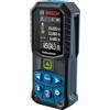 Bosch Professional Distanziometro laser GLM 50-27 CG (laser verde, campo di misura: fino a 50m, batteria aglio ioni di litio 3,7 V, cavo USB, robusto, trasfer. dati bluetooth, tracolla, sacchetto)
