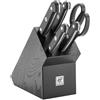 Zwilling Ceppo di Coltelli 7 Pezzi Gourmet in Legno Nero