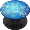 Fire Fit Designs Magici fiocchi di neve Pop Socket per telefono PopSockets Natale PopSockets PopGrip Intercambiabile
