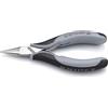 KNIPEX Pinza speciale per elettronica ESD con cerniera passante con impugnature multicomponente 115 mm, 35 22 115 ESD