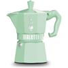 Bialetti Moka Exclusive 3 Tazze Vintage (3 tazze, verde)