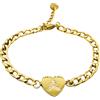 AB-GLOBAL Srl Bracciale Lettera A Catena Oro Linea ABC MyLovly