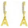 AB-GLOBAL Srl Orecchini Lettera A Oro Linea ABC MyLovly