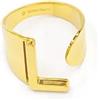 AB-GLOBAL Srl Anello Lettera L Oro Strass Linea ABC MyLovly