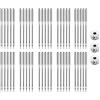 IKWOLETI 100PCS Aghi per Macchine da Cucire Punto Normale Universale per Singer, Brother, Janome, Varmax, Misure HAX1 65/9, 75/11, 90/14, 100/16, 110/18