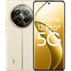 realme 12 Pro+ 5G Smartphone 8+256GB, Fotocamera Sony IMX890 OIS Zoom ottico 3X, Snapdragon 7s Gen 2, Display curvo Vision da 6,7 a 120Hz, Ricarica SUPERVOOC da 67W, Batteria da 5.000mAh, beige