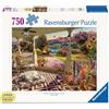 Ravensburger Puzzle Ravensburger 17457 - Relaxing on the Veranda - 750 pezzi grandi, puzzle divertente con pezzi più grandi per tutta la famiglia