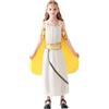 Lito Angels Children's Apparel Lito Angels Costume da Dea Antica per Bambina, Oro, 9-10 Anni 140 | Stile Dea Antica, Corona, Mantello, Travestimento Carnevale