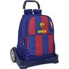 safta F.C. Barcellona 1ª attrezzatura 25/26 - Zaino scuola, schienale ergonomico, con carrello Evolution, ideale per bambini di diverse età, confortevole e versatile, qualità e resistenza, 32 x 16 x
