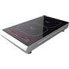 EASYLINE Piastra ad induzione con 2 zone di cottura - Zone induttive cm 21 x 21