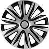 AUTO-STYLE Autostyle Pp 5205 Set Di 4 Copricerchi Nardo 15 Pollici Argento/Nero