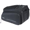 Basil Move - Borsa portapacchi, 10-26L, impermeabile, in poliestere riciclato, compatibile con piastre adattatore MIK & Racktime, ideale per pendolarismo e acquisti