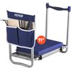 VEVOR Inginocchiatoio Sedile da Giardino, 279 mm Larghezza, Sgabello Robusto Giardino Pieghevole, Allevia Dolore al Ginocchio alla Schiena, Panca Giardino Portatile con 1 Borsa per Attrezzi