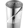 VEVOR Rotolo Isolante Riflettente Doppio, Barriera Radiante in Alluminio, 6 mm 30,48 mx 1,22 m, a Bolle d'Aria a Doppio Strato, Rotolo Isolante Termico per Porte da Garage, Finestre, Tetti di Camper