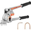 VEVOR Piegatubi Manuale, 6,35 mm 9,5 mm 12,7 mm di Diametro Esterno, Piegatubi a Leva, Utensile per Piegare Tubi in Rame e Alluminio a 180° per Riparazioni Automobilistiche, HVAC e Aria Condizionata