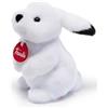 Trudi Trudino Lepre Artica - Parco dello Stelvio Lepre Artica Peluche piccolo regalo Natale | 11x16x10cm taglia XS | Trudini Classic | modello 52233