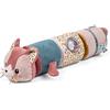 Lilliputiens - Rullo sonoro 4 in 1 con sonagli e cilindri da assemblare - Giocattolo educativo per neonati Jeanne il gatto - Stimola la motricità e i sensi - A partire dai 6 mesi - Rosa - 34 cm
