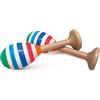 Trudi SEVI Maracas (2 pz.) | Trudi by Giochi in Legno educativi Prima Infanzia. Costruzioni e Giocattoli. Regalo di Natale e Compleanno per Bambini | 11,5x5,7x17,5cm Wood | Modello 88064