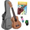 Cascha HH 2027 Premium Mogano Kit Ukulele Soprano